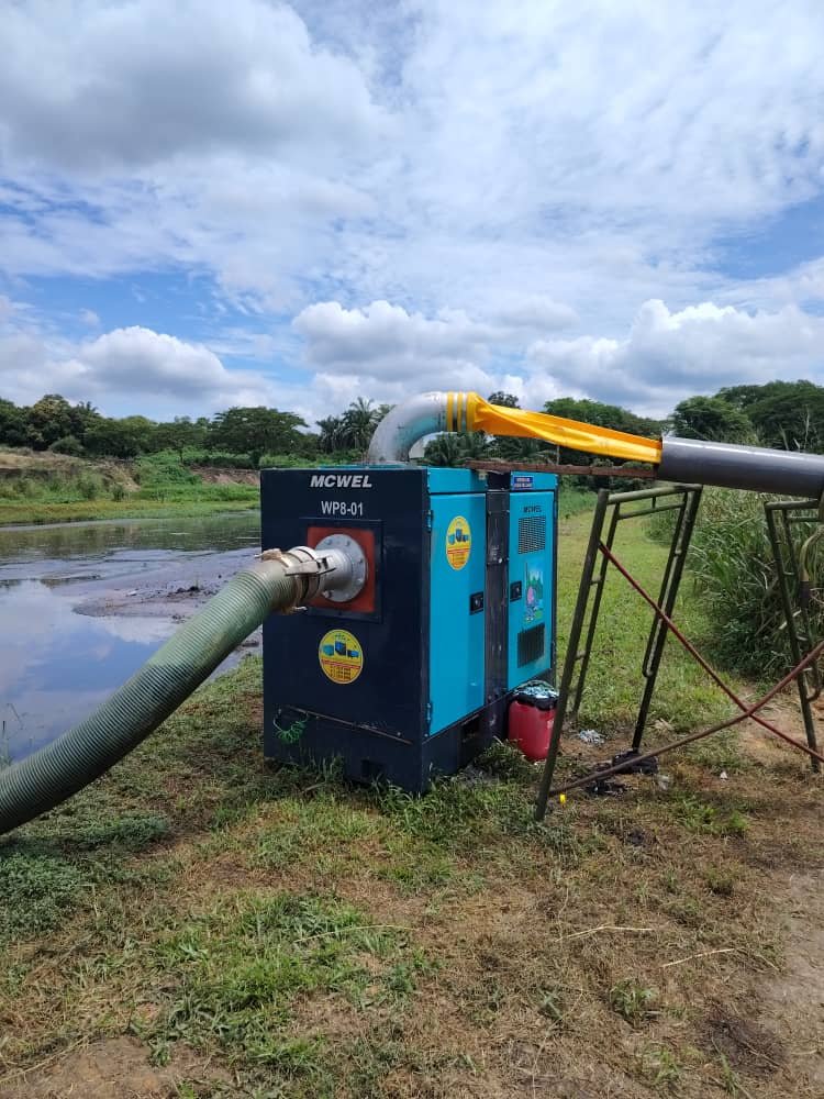 Supply Water Pump 8'' at Kuala Kurau, Perak